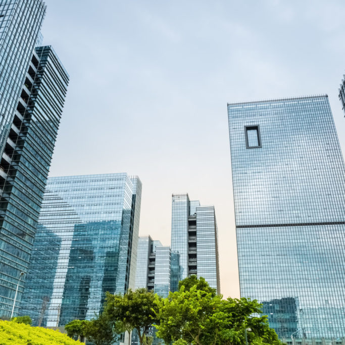 modern office buildings modern office buildings in an international business operations center